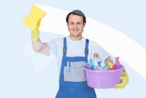 Mattress cleaning in a bright bedroom setting
