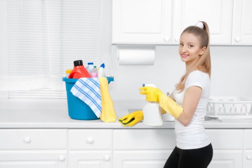 Step-by-step oven maintenance with cleaning tools