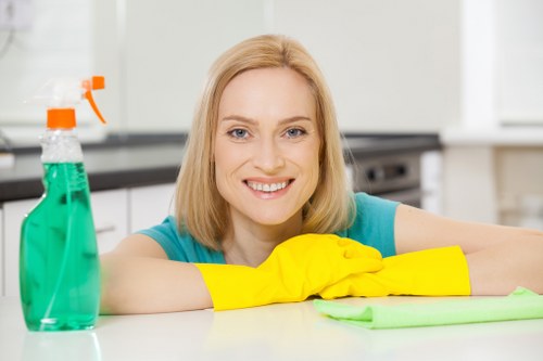Community recycling with borough-separated waste streams and reusable materials