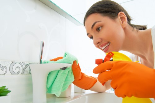Detailed cleaning after building work on windows and floors