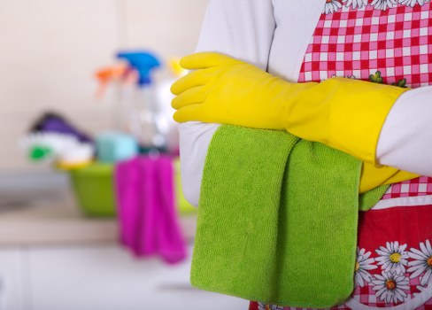 Bathroom surfaces sanitized as part of move in cleaning